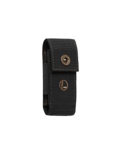 Black/Bronze nylon skede med lommer
